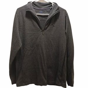 Tommy Bahama Striped Quarter Zip Pullover. Size XL